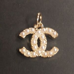 CC Gold & Pearl Charm Pendant